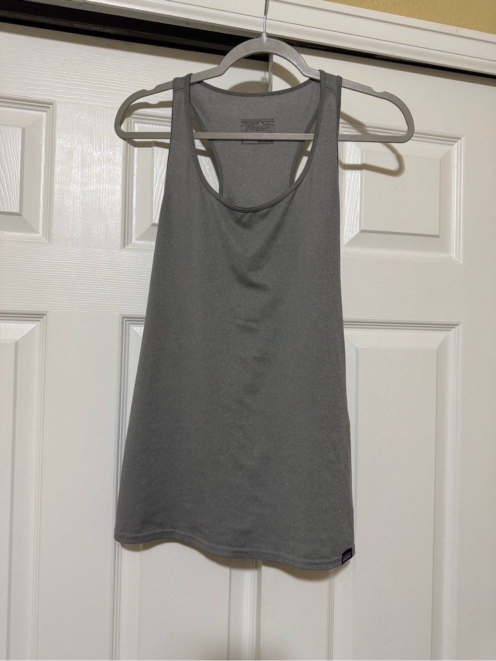 Patagonia Women's Gray Racerback Tank Top - Classic Active Style